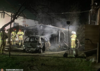 Nowa Dęba: Spłonął samochód