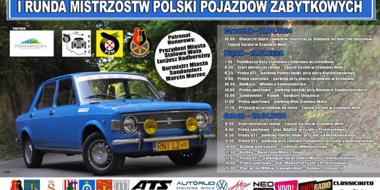 Stalowa Wola: W piątek startują Mistrzostwa Polski Pojazdów Zabytkowych