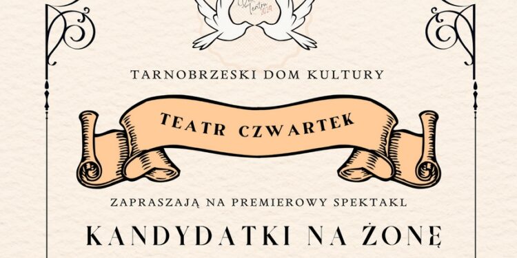 Tarnobrzeg. Premierowy spektakl Teatru Czwartek