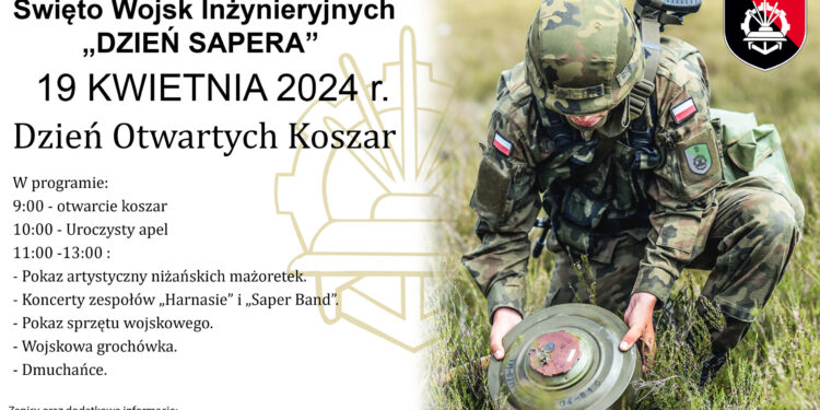 Nisko: Z okazji święta saperów w piątek Dzień Otwartych Koszar