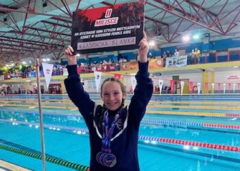 Tarnobrzeg: Blanka Krasowska z UKS Delfin zdobyła trzy srebra podczas Feniks Pool Party w Dębicy