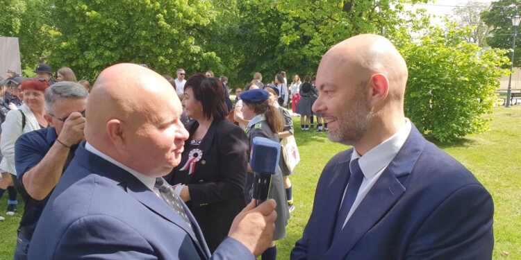 Mielec:  Na chwilę przed ślubowaniem….