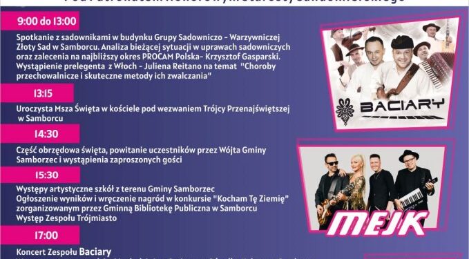 Samborzec: 34. Wojewódzkie Święto Kwitnącej Jabłoni.