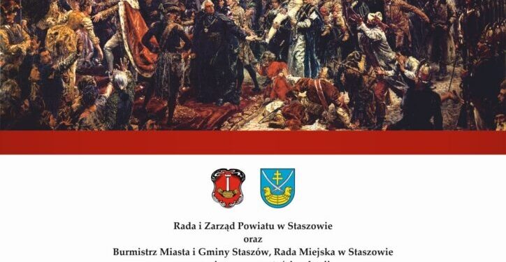 Staszów. Obchody w 233 rocznicę uchwalenie konstytucji 3 Maja