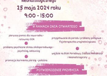 Stalowa Wola: Bezpłatne badania z okazji Dnia Matki i dzień otwarty Sali Porodowej w Szpitalu