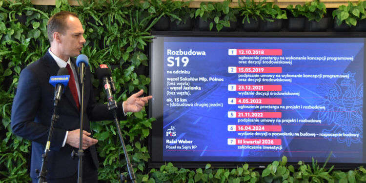 Region: Ruszyła rozbudowa s-19 na odcinku Sokołów Małopolski – Jasionka do jezdni po dwa pasy w każdą stronę