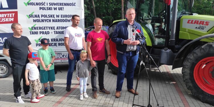 Mielec: Traktorem Wolności” przybył do Mielca 