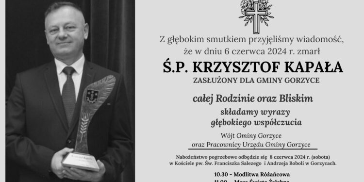 Gorzyce: Zmarł Krzysztof Kapała