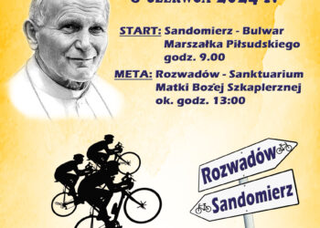 Sandomierz, Rozwadów: Trwają zapisy na XV Papieski Rajd Rowerowy „Rowerem z Ojcem Świętym”.