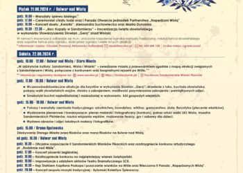 Sandomierz: Sobota – drugi dzień Wianków Flisackich.