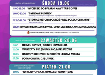 Stalowa Wola: Stalowowolskie Dni Seniora ruszają 18 czerwca.