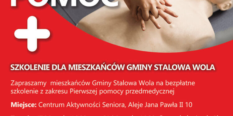 Stalowa Wola: Ostatnia okazja na bezpłatne szkolenia dla mieszkańców z pierwszej pomocy