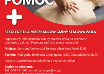 Stalowa Wola: Ruszyły bezpłatne szkolenia dla mieszkańców z pierwszej pomocy