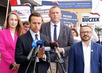 Stalowa Wola: Wicemarszałek Bosak zachęcał do zagłosowania 9 czerwca na kandydatów Konfederacji