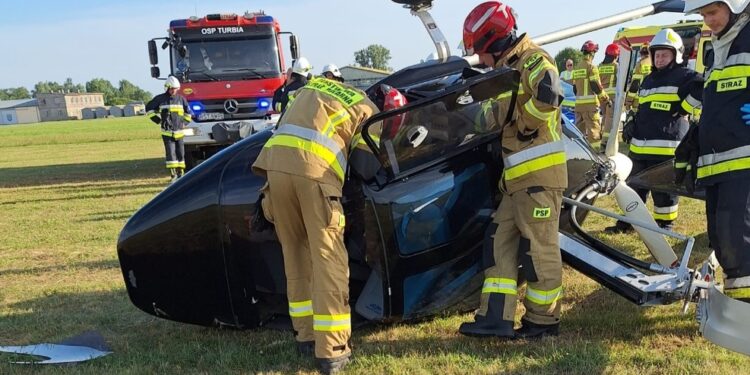 Turbia: Wypadek wiatrakowca