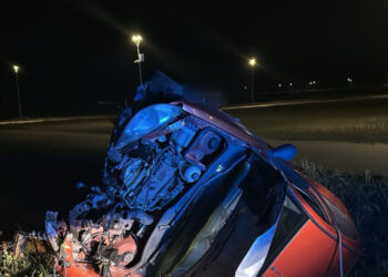 Nisko: Jazda pijanych nastolatków zakończyła się w rowie