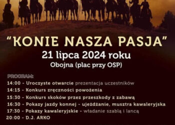 Obojna:  W Tę niedzielę kolejna impreza Konie Nasza Pasja