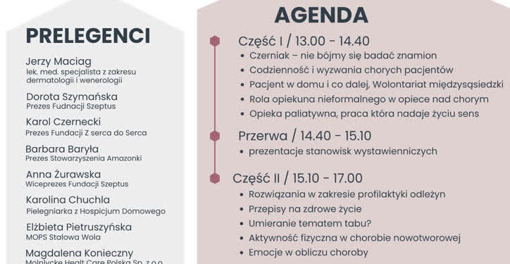 Stalowa Wola: W środę o profilaktyce raka, medycynie paliatywnej i akcja badania znamion