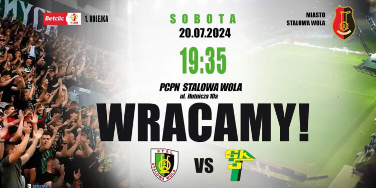 Stalowa Wola: W sobotę inauguracyjny mecz Stali Stalowa Wola z Górnikiem Łęczna