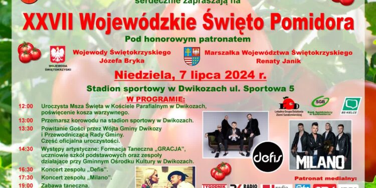 Dwikozy: W niedzielę XXVII Wojewódzkie Święto Pomidora.