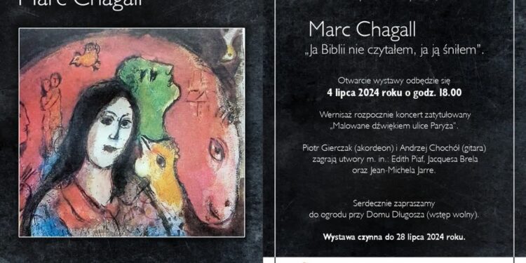 Sandomierz: Wystawa prac Marca Chagalla w Muzeum Diecezjalnym.