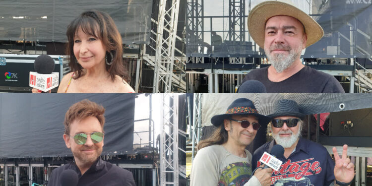 Tarnobrzeg: Artyści, którzy wystąpili na Dniach Tarnobrzega pozdrawiają słuchaczy Radia Leliwa.