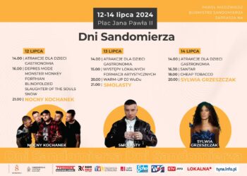 Sandomierz: „Nocny Kochanek”, „Smolasty” i Sylwia Grzeszczak gwiazdami Dni Sandomierza.