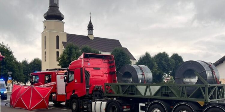 Wola Baranowska: Potrącenie rowerzysty