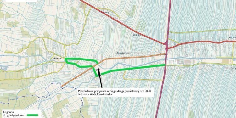 Jeżowe – Zagościniec: Droga znowu zamknięta