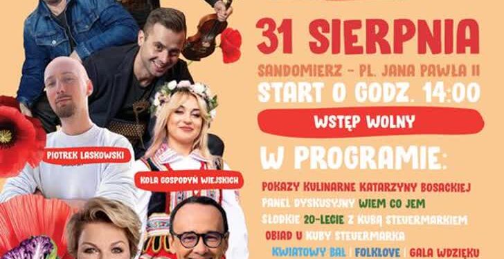 Sandomierz: Pożegnanie wakacji festiwalem „Polska od kuchni” i koncertem „Future Folk”.