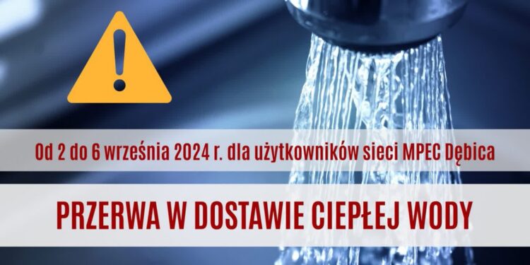 Dębica: Przerwa w dostawie ciepłej wody