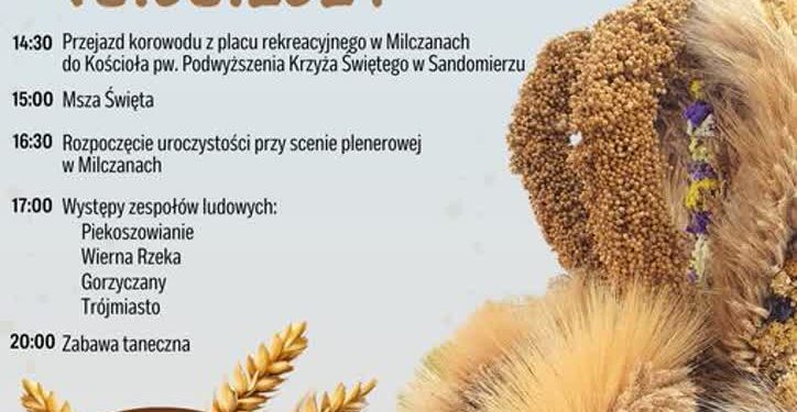Milczany, Samborzec, Sandomierz: Sołeckie dożynki z muzycznymi atrakcjami