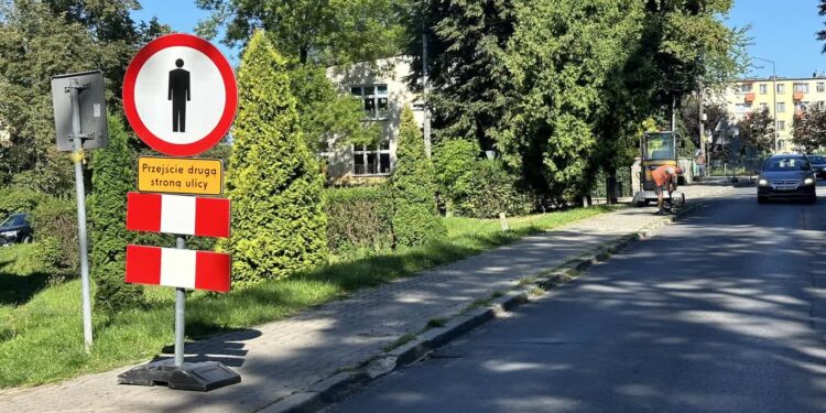 Sandomierz: Rozpoczyna się remont ulicy Słowackiego.