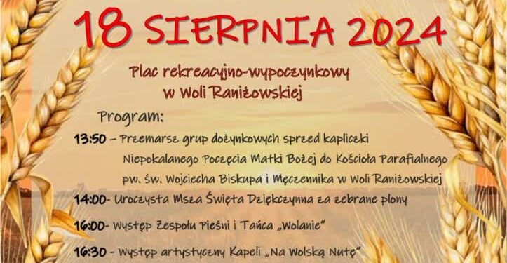 Raniżów: Święto plonów w Woli Raniżowskiej