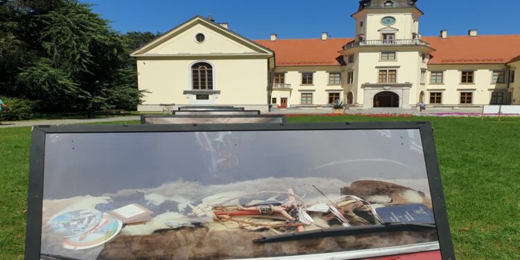 Tarnobrzeg: Wystawa plenerowa przed zamkiem. „Cisza, która krzyczy”