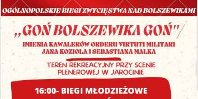 Jarocin: W czwartek Bieg Zwycięstwa 'Goń Bolszewika, Goń’ – nowa trasa i utrudnienia