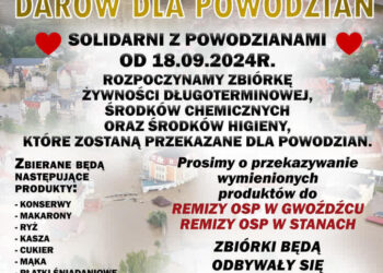 Gmina Bojanów: Strażacy zbierają dary dla powodzian
