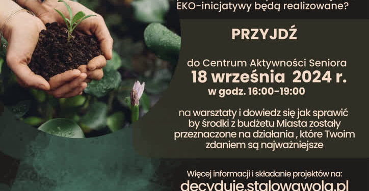 Stalowa Wola: Zielony Budżet Obywatelski – warsztaty z tworzenia projektów