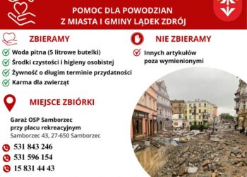Samborzec: Pomoc dla powodzian.