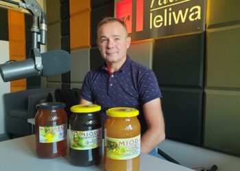 Michał Jajko z Rejonowego Koła Pszczelarzy w Tarnobrzegu