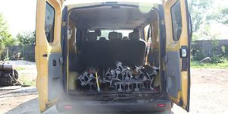 Kradli szyny kolejowe