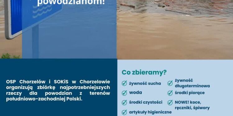 Mielec: Z pomocą dla mieszkańców zalanych terenów