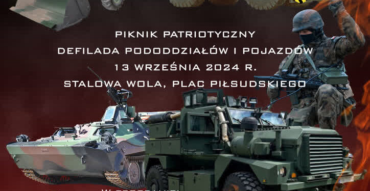 Stalowa Wola:Piknik Patriotyczny z okazji wręczenia chorągwi 18. Pułkowi Saperów