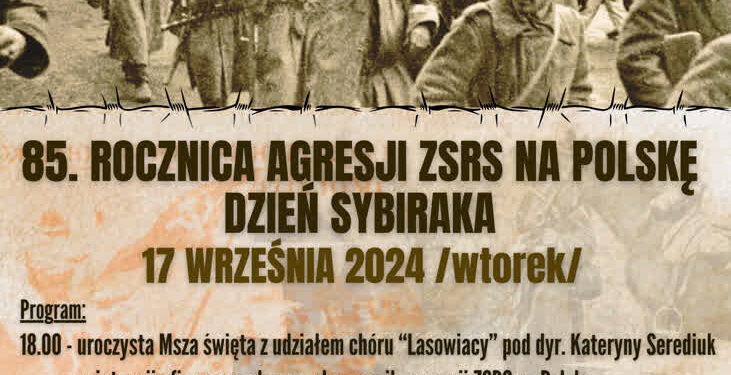 Stalowa Wola: W przypadającą dziś 85. rocznicę przypomną o napaści ZSRR na Polskę