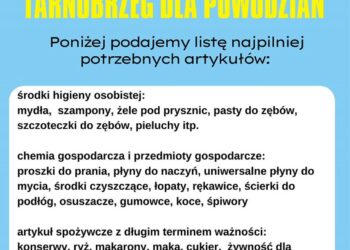 Tarnobrzeg: Miasto solidarne z powodzianami