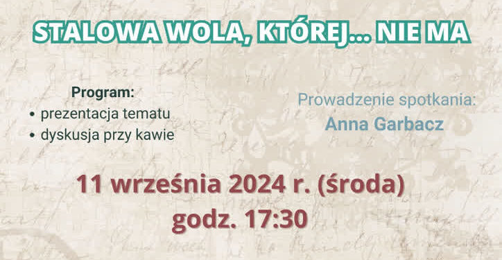 Staowa Wola: Kolejna odsłona Kafejki Historycznej