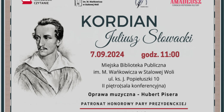 Stalowa Wola: Przeczytają 'Kordiana’ w stalowowolskiej bibliotece