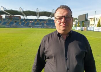 Prezes Klubu Sportowego Siarka Tarnobrzeg Dariusz Dziedzic