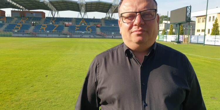 Prezes Klubu Sportowego Siarka Tarnobrzeg Dariusz Dziedzic