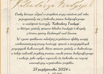 Radomyśl nad Sanem: W niedzielę zaprezentują „Kalendarz Tradycji” gminy